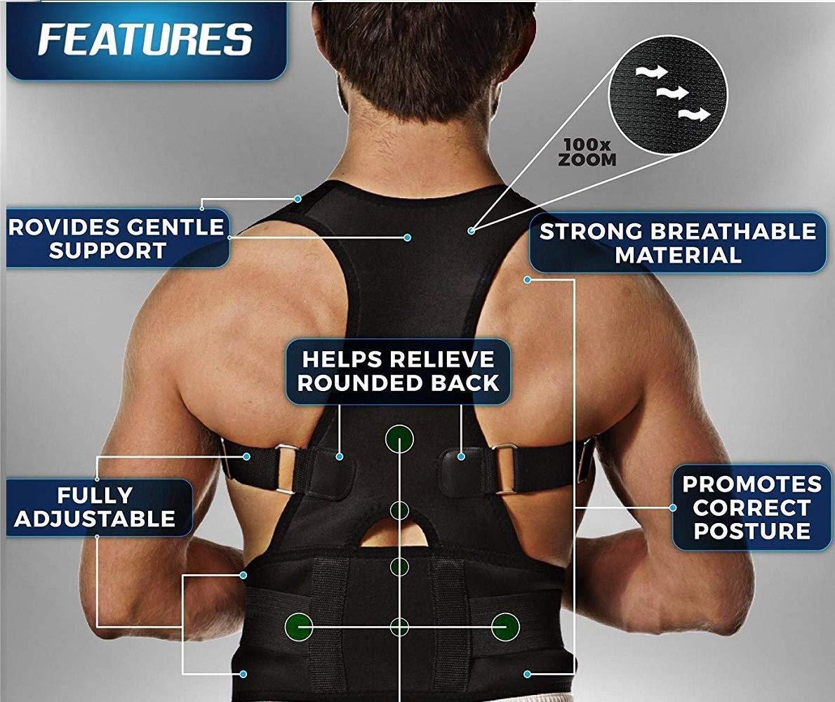Close-up of AlignPro posture corrector breathable fabric